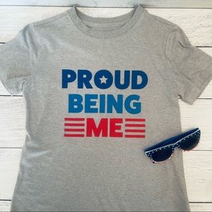 Cat & Jack Boys “Proud Being Me” T-Shirt Size Medium (8-10)